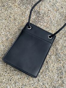 Mini Bolsa Cuadrada De Solapa Minimalista Para Hombre, Bolso De Mano, Bolsa De Deporte, Para Estudiantes Universitarios De Secundaria Para Viajes, Universidad, Escuela - Bolsa Bandolera, Bolso De Hombro, Bolso Lateral - Bolsa Pequeña Negra Para Regalo De Verano De Hombres - Negro - Ver 7