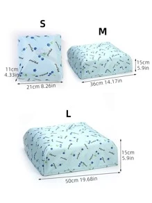 1pc Cherry & Letter Graphic Food Fresh-keeping Cover - Multicolor - View 2