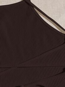 SHEIN EZwear 十字交叉後背繫帶吊帶上衣