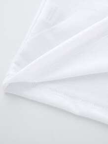 SHEIN Unity Floral & Figure Graphic Tee - White - View 5