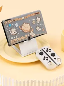 GeekShare 太空貓殼套適用於Nintendo Switch OLED - 彩色 - 查看 2