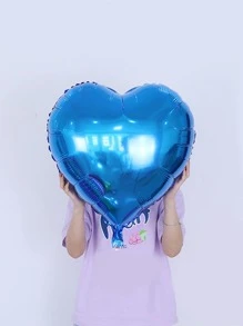 6 Piezas De Globos De Aluminio Azul Flotantes Para Decoración De Bodas, Ducha Nupcial, Cumpleaños, En Forma De Corazón, De Durazno Y De Amor - azul real - Ver 3