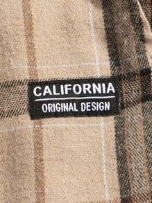 Manfinity Men Cartoon Graphic Tee & Plaid Shorts Set - Multicolor - View 3