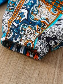 Baby Patchwork Print Trousers - Multicolor - View 6