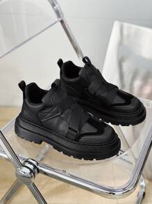 Hombres Zapatillas deportivas con tira - Negro - Ver 2