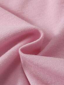 年輕女孩彩虹印花t恤和連體衣 - 藍色 - 查看 6