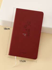 1 Pièce Carnet De Notes Créatif Pour Prise De Notes - Rouge - Voir 8