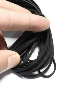 1股3MM繩索DIY首飾配件 - 黑色 - 查看 2