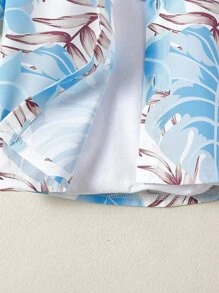 小男童熱帶圖案襯衫不帶T恤 - 彩色 - 查看 3