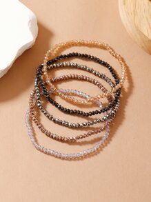 5pcs Minimalist Beaded Bracelet - Multicolor - View 2