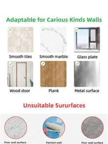 4pcs Stainless Steel Wall Hook - Silver - View 4