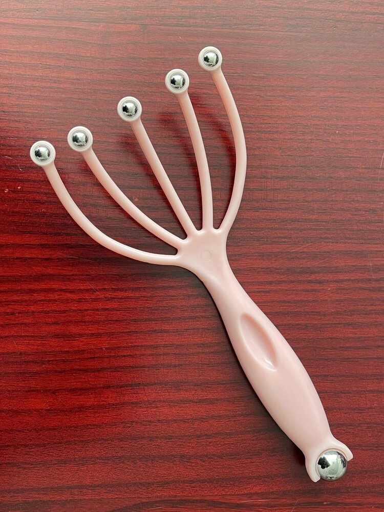 Scalp Massager, 1pc Portable Hand Held SPA Head Massager For Deep Relaxation & Stress Reduction, Suitable For Home, Office And Travel Use, Father's Day And Mother's Day Gifts