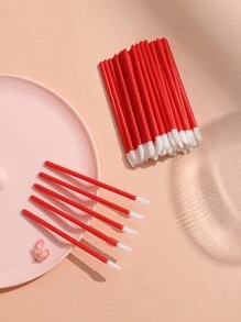 50pcs Disposable Lip Brush - Red - View 1