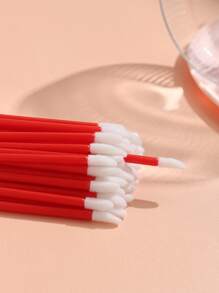 50pcs Disposable Lip Brush - Red - View 3