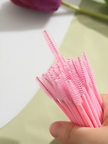 50pcs Disposable Eyelash Brush - Baby Pink - View 3