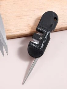 1pc Letter Graphic Stone Knife Sharpener - Multicolor - View 4