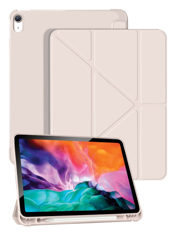Multi-Fold Stylus Holder Magnetische Smart Case Compatibel met Ipad Mini 4/5/6/Mini 7, 9.7, 10.2, 10.5, Air 4/5, 10th, 10.9, Pro 11", Air 11" (M2), Air 13" (M2), Pro 11" (M4), Pro 13" (M4) 2024, 12.9", IPad Air 13" (M3) 2025, IPad Air 11-Inch (M3) 2025, IPad (A16) 11" 11e generatie 2025