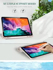 多折式触控笔支架磁性智能保护套，兼容 iPad Mini 4/5/6/Mini 7、9.7、10.2、10.5、Air 4/5、10th、10.9、Pro 11"、Air 11" (M2)、Air 13" (M2)、Pro 11" (M4)、Pro 13" (M4) 2024、12.9"、iPad Air 13" (M3) 2025、iPad Air 11 英寸 (M3) 2025、iPad (A16) 11" 第 11 代 2025