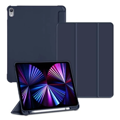 纯色笔槽保护套，适用于 Mini4/Mini5/Mini6/Mini7/Air/Air2/9.7/10.2/10.5/Air4/Air5/Pro 11英寸/第十代/Air 11英寸(M2)-2024/Air 13英寸(M2)-2024/Pro 11英寸(M4)-2024/Pro 13英寸(M4)-2024/Air 13英寸(M3 2025)/Air 11英寸(M3) 2025/(A16) 11英寸 第十一代 2025