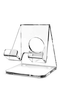 1pc Clear Desktop Phone Holder - Clear - View 1