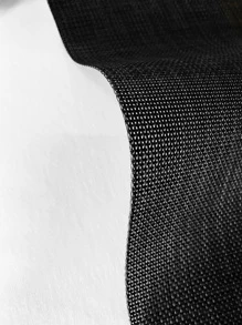 1 PC Đồng Màu PVC Có Thể Giặt Nhà Bếp Bàn Ăn, Thảm Chống Trơn Trượt - màu đen - Xem 3