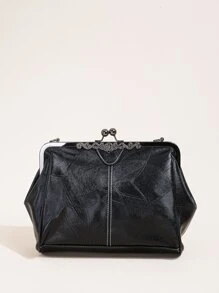 Doamnelor, moale, retro, piele, capacitate mare, blocare pentru sărut, portabil, pe umăr, geantă pentru femei, geantă pentru telefon mobil, poșetă, geantă pentru petrecere, geantă spaniolă, ocazional, versatilă, paragraf, cadou de aniversare, curea de umăr detașabilă.