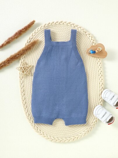 Baby Cable Knit Romper Without Tee