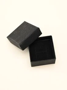 1入組素色禮物盒 - 黑色 - 查看 2