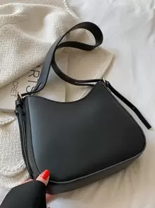 Hobo Bag, Minimalist Style Women Bag - Black - View 6