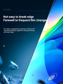 2pcs Phone Screen Protection Tempered Film Compatible With Xiaomi - Clear - View 5