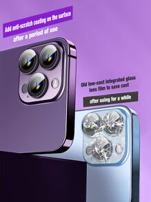 透明手機鏡頭保護膜，相容於 iPhone 15/15Pro/15Plus/15Promax - 無色 - 查看 6