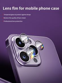 透明手機鏡頭保護膜，相容於 iPhone 15/15Pro/15Plus/15Promax - 無色 - 查看 7