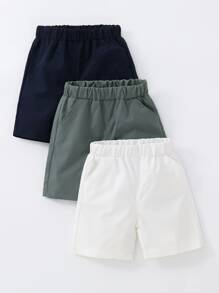 Toddler Boys 3pcs Elastic Waist Shorts - Multicolor - View 1
