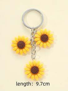 Móc khóa hoa hướng dương - Nhiều màu - Xem 3