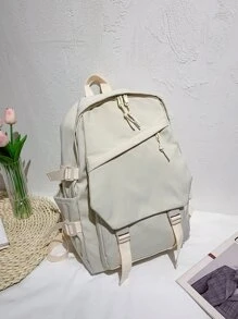 shinaier Ba lô Nữ - Màu be - Xem 6