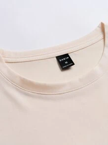 Manfinity EMRG Men Eye & Letter Graphic Tee - Beige - View 5