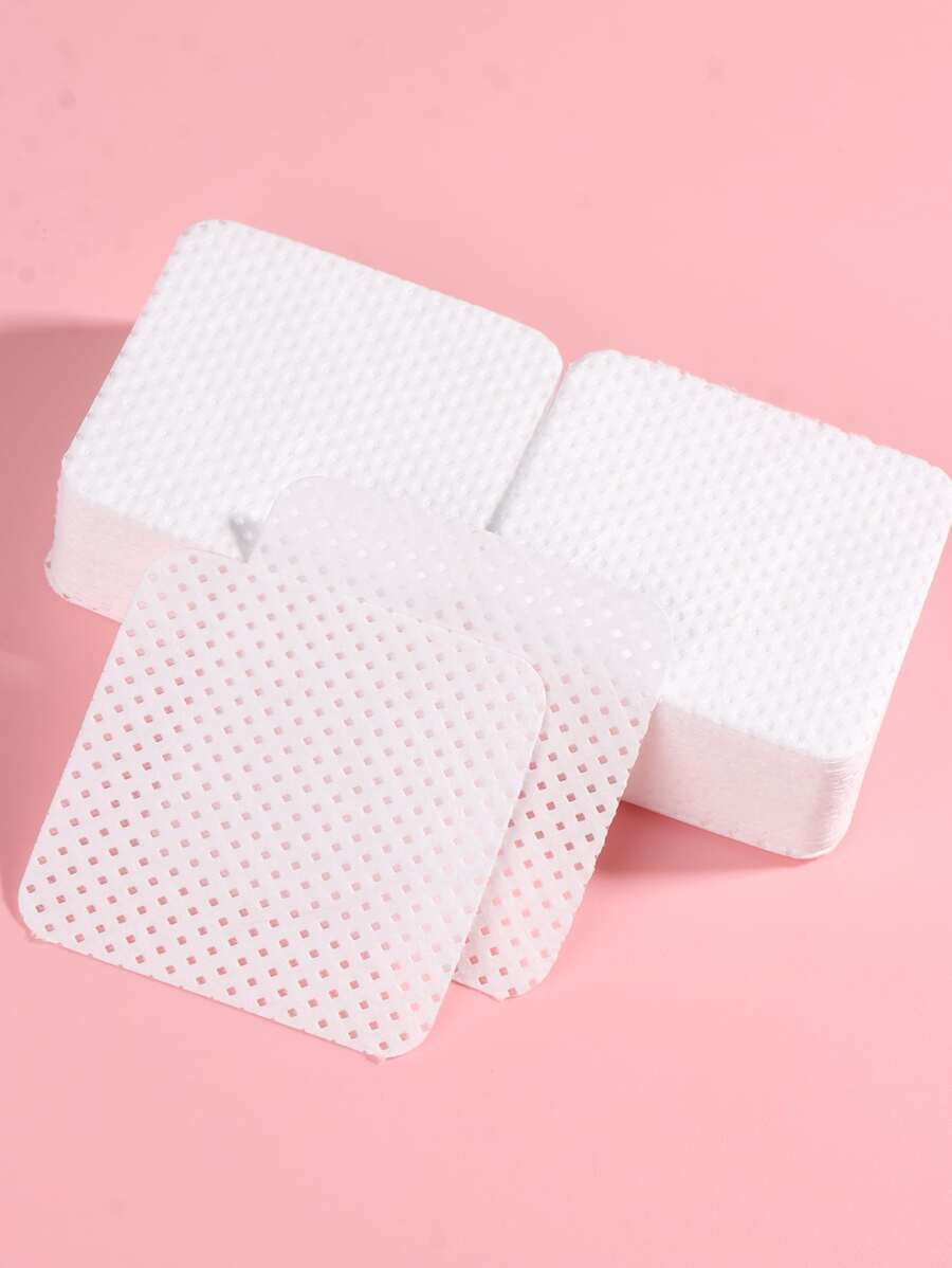 FULL BEAUTY 300片白色指甲油去除面膜墊快速去除指甲油方便指甲濕巾指甲油去除墊柔軟可吸收睫毛延長膠清潔濕巾 - 白色 - 查看 1