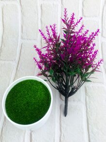 1pc Artificial Potted Plant - Multicolor - View 4