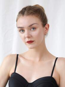 Etiqueta engomada del tatuaje, 1 hoja de tatuajes temporales de cejas para mujeres, pegatinas de tatuajes para adultos, ceja de tatuaje realista, para mujeres y niñas,tatuajes maquina para tatuar tatuajes falsos - Negro - Ver 5