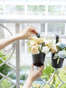 10 Piezas De Macetas De Turba De 3.15 Pulgadas, Kit De Inicio Para Plántulas Redondas Y Semillas De Plantas, Bandejas De Germinación De Semillas Con 10 Etiquetas De Plantas Para Plántulas De Flores, Vegetales, Tomates Y Hierbas - Negro - Ver 2