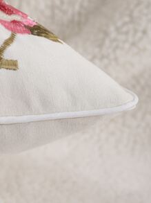 1 vỏ gối thêu hoa không có chất độn - Nhiều màu - Xem 3