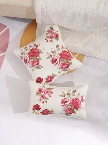 1 vỏ gối thêu hoa không có chất độn - Nhiều màu - Xem 7