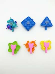 1入組混合圖案隨機鉛筆帽 - 彩色 - 查看 2