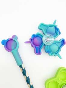 1入組混合圖案隨機鉛筆帽 - 彩色 - 查看 3