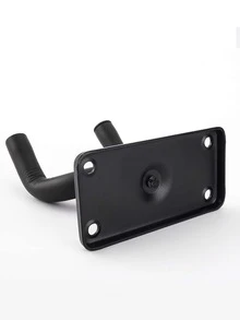 1pc Wall Mounted Musical Instrument Storage Rack - Black - View 4