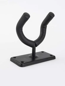 1pc Wall Mounted Musical Instrument Storage Rack - Black - View 6