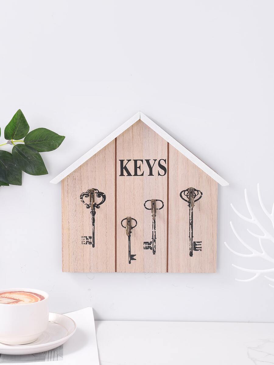 1pc Houses Design Wall Hook - Multicolor - View 1