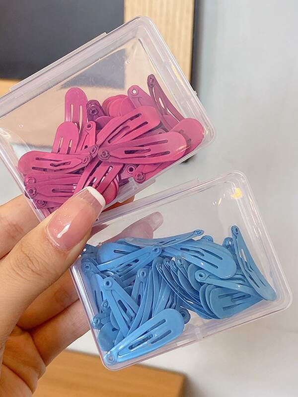 1pc Clear Desktop Storage Box, Simple Portable PP Storage Box For