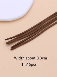 5入組素色DIY首飾配件