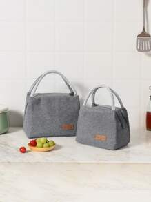 1 pieza Bolsa térmica portátil - Gris - Ver 1